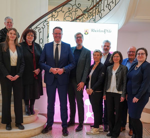 Gruppenfoto der Delegation in Brüssel